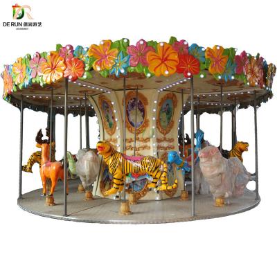 China Amusement Park & merry theme park amusement park carousel vanish round carousel rides for sale for sale