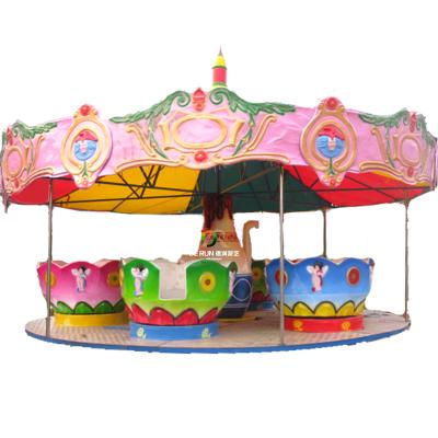 China exterior & Indoor Playground Amusement Rides Park Attractions Equipment Fairground Lotus Cup Romantic Fairground Rides For Sale for sale