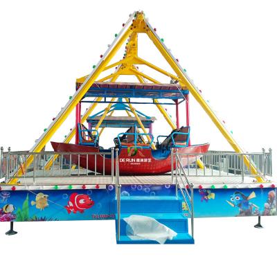 China exterior & Indoor Playground Amusement Rides Boat Viking Rides Fairground Attraction Mini Seat Portable Trailer Swing Amusement Equipment 12 One Pirate For Sale for sale