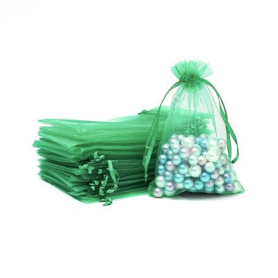 China Western Wedding Organza Jewelry Drawstring Pouches Color PCs Material Packaging CWP Mixed Bags 100PCS 10x15cm Small for sale