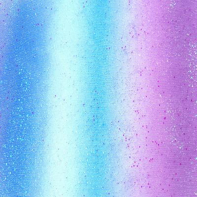 China 7.5CM Sheer Ready To Ship Sequin Rainbow Tulle Fabric Gradient Tulle Fabric Glitter Print Tulle for sale