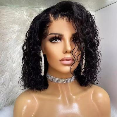 China Full Body Wave HD Bob Wig Lace Wig, 13x4 Lace Front Bob Wig, 100% Original Human Hair Unprocessed Brazilian Virgin Hair Bob Wigs Swiss for sale