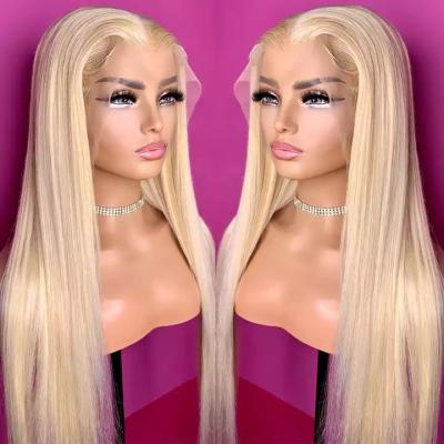 China Body Wave 613 Hd Blonde 360 ​​Color Women Transparent Front Human Hair Wigs For Full Lace Closure Brazilian Hair Wig Frontal for sale