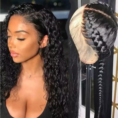 China Wholesale Dropshipping Cheap Body Wave Full Lace Braids Hair Wigs Seller HD Transparent Swiss Lace Headband Braided Wigs For Black Women for sale