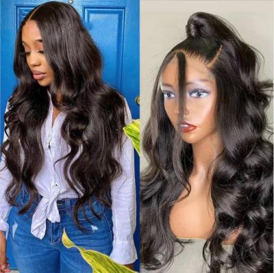 China Body Wave Drop Shipping Hd Human Hair Wigs Full Lace Front Wig Raw Brazilian Virgin Curly Hair Lace Frontal Wig For Black Women for sale