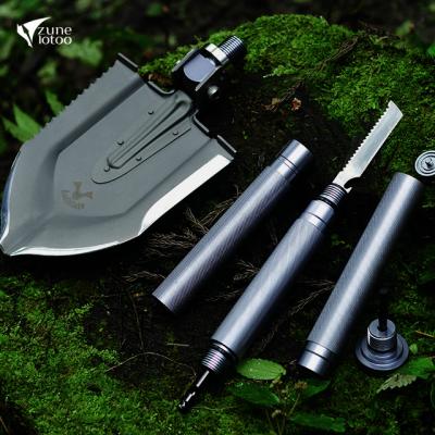 China Zune Lotoo Multifunctional Stainless Steel Hammer Folding Shovel for Outdoor Survival Hiking Camping for sale