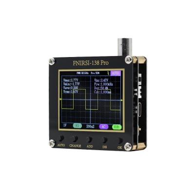 China FNIRSI-138 PRO Analog Handheld Oscilloscope 2.5MSa/s 200KHz Bandwidth Support AUTO Digital, 80Khz PWM and Firmware Update 2.4