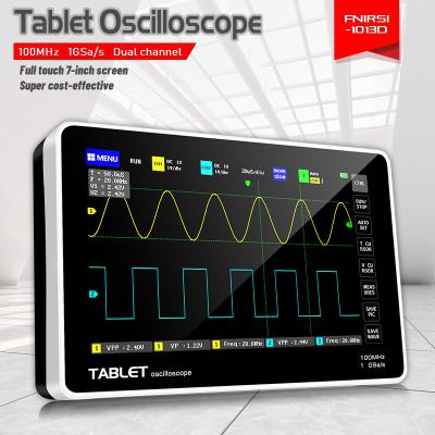 China FNIRSI-1013D Digital 100M Bandwidth 1GS Mini Rate Dual Channel Compressed Sampling Oscilloscope NEW for sale