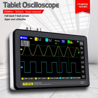 China FNIRSI 1013D Digital Small Flat Panel Oscilloscope 100m Bandwidth 2CH 1GS Sampling Rate Dual Channel Flat Panel Oscilloscope 1013D for sale