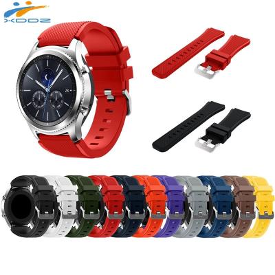 China XDDZ-2019 Rubber Silicon Sport Band-Smartwatch Band Width 22mm For Samsung Gear S3 Frontier/Classic/Galaxy Watch 46mm for sale