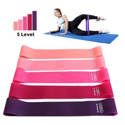 China Hot Selling TC Fabric Resistance Bands Exercise Gym Strength Training Gum Exerciser Fitness Sports Mini Rubber Bands Workout Equipment for sale