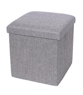 China Sustainable Satin Folding Storage Box Chair for sale