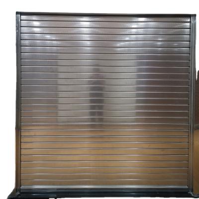 China Single Layer And Double Layer Door High Speed ​​Interior Hurricane Insulation Stainless Steel Roller Shutter Windproof Doors for sale