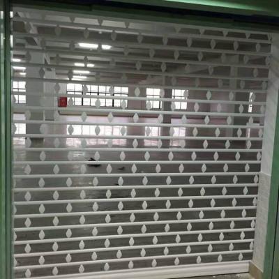 China Modern Electric Roll Up Perforated Roller Shutter Doors for sale