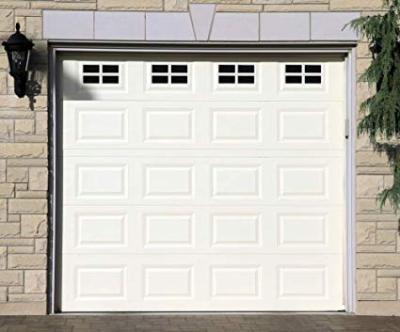 China Anti Theft Panel Double Slat Durable Aluminum Sliding Garage Door for sale