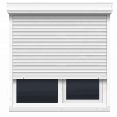 China Simple louvered design on the wall burglar Proof Window Roller side flap for sale