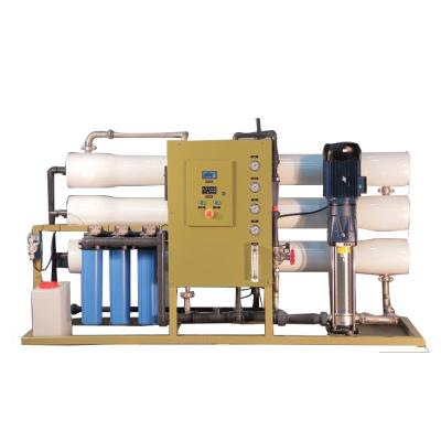 Chine Hotels Reverse Osmosis System Of Agriculture Water Desalination Machine Factory Brackish Price à vendre