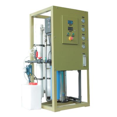 China Hotels Water Filter Reverse Osmosis Mobile Desalination System / Brackish Cost Machine Prices zu verkaufen