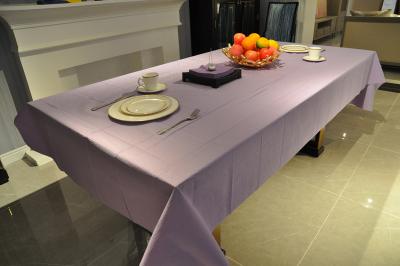 China 18gsm 3ply Light Purple Paper Tablecloths Disposable OEM Service for sale