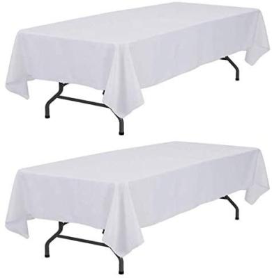 China Airlaid Paper Table Cover White , Rectangular 6 Feet Table Cover for sale