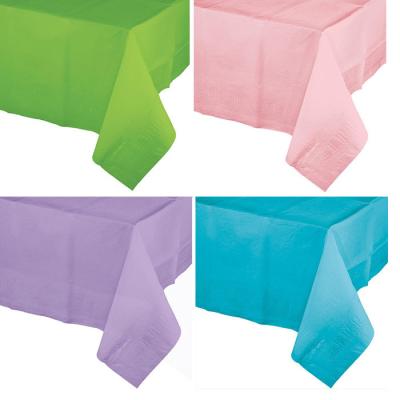 China 137cm Disposable Paper Tablecloths for sale