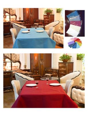 China Waterproof Eco- Friendly Disposable Paper Tablecloths For Parties Restaurant for sale