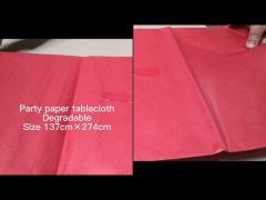 1 Layer 54 X 108 Inch Premium Paper Tablecloths Airlaid Birthday Use