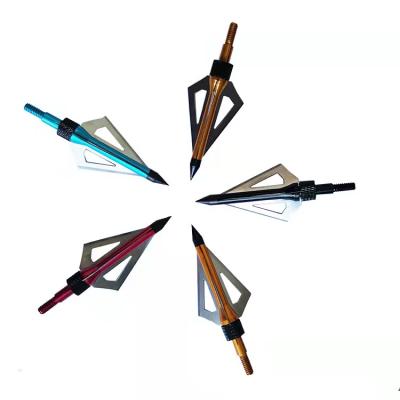 China Hunting manufacturers china wholesale price arrow accessory 6.2 mm arrow steel broadhead point for sale