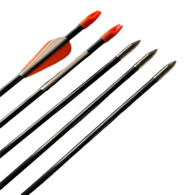 China Durable 7mm Fiberglass Arrow Hunting Archery Bow Arrows For Shooting for sale