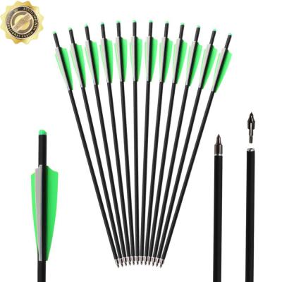 China High Quality Carbon Shaft 20inch Mixed Crossbow Bolt 8.8mm Hunting Hunting Crossbow Arrow for sale