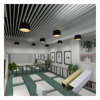 China Integrated Aluminum Ceilings Baffle Ceiling Panel by Foshan Langtai Ceiling for sale