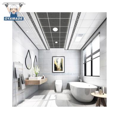 China Artistic Ceilings Sound Proof Kitchen 300*300 Metal False Ceiling Panel by Langtai (OYAMADE) for sale