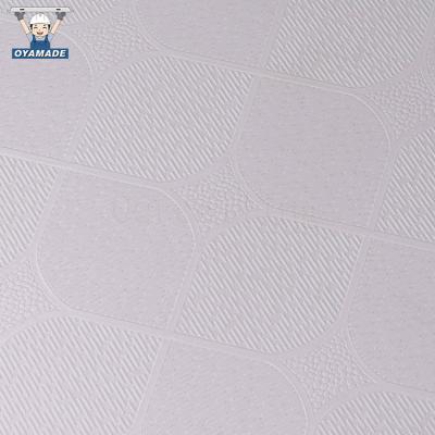 China Ceilings Factory Supplier Direct Integrated PVC Gypsum Ceiling Tiles Panel 600x600 With Aluminum Aluminum Back Cheapest Price for sale