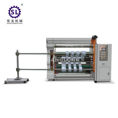 China Computer Control Horizontal Type Plastic Film Slitter Rewinder CLOTHING Machine for sale