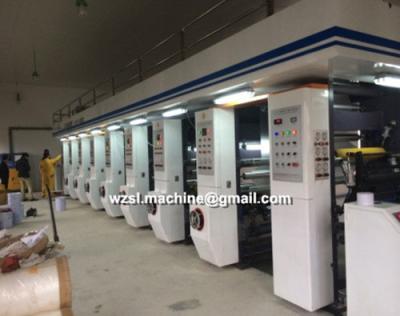 China Soft Packaging Film Printing Series 9 Color Rotogravure Printing Machine for sale