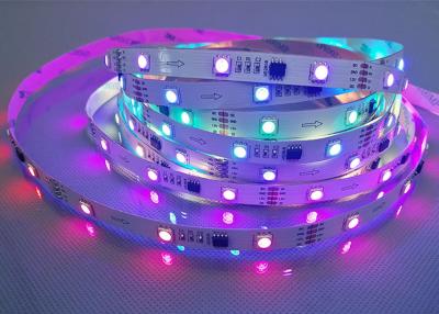 China Magische RGB LEIDEN van de droomkleur WS2818 IC Strooklicht 5M SMD 5050 150LEDs 7.2W/M Te koop