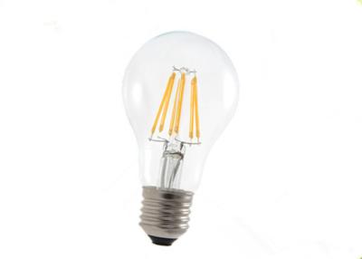 China PFEILER LED Faden A60 6W Glas-Material der Lampen-E27 niedriges Energieeinsparungs-240V zu verkaufen