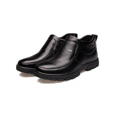 China Deodorization Plush Constant Temperature Lining Men Boots Genuine Leather With Cold Free for sale