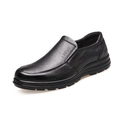 China Large Grade Anti-Smell Supply Top Grade Two Tone Real Cow Leather Loafers With Non-Slip for sale