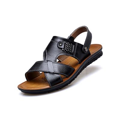 China Wholesale Deodorization Dual Use Plain Slide Rubber Sandals With Solid Metal Shaft for sale