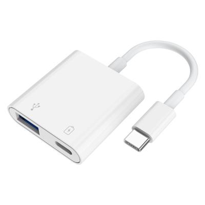 China Factory Plug & Play Directly Offer Android Type-C To Mobile Usb 3.0 Otg Charge And Earphone Multy Adapter for sale