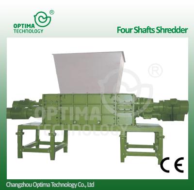 China Recycled Industry Four Axles Shredder For Waste Plastic Scrap for sale