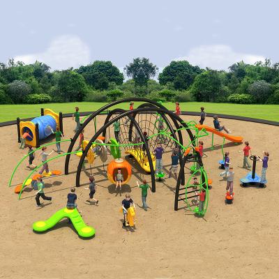 China Grow 2021 Children's outdoor sports capacity playground equipment outdoor fitness traning slides series design equipment with non-standard plastic slides PE board for sale