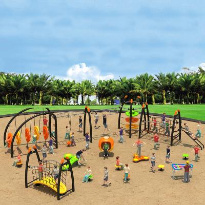 China Grow 2021 Children's Outdoor Sports Ability Playground Equipment Outdoor Fitness Training Slides Series Design Equipment With Non-standard Plastic Slides PE Board for sale