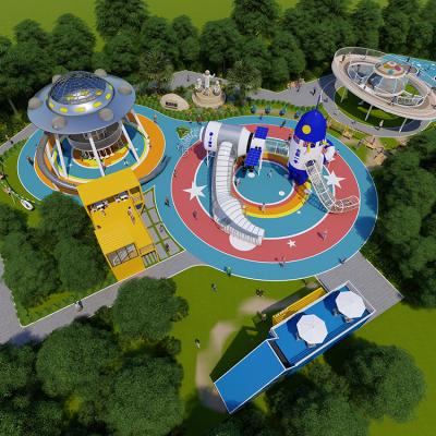 China popular cheap 3-12years children outdoor playground set kids outdoor playground equipment Cedat for sale