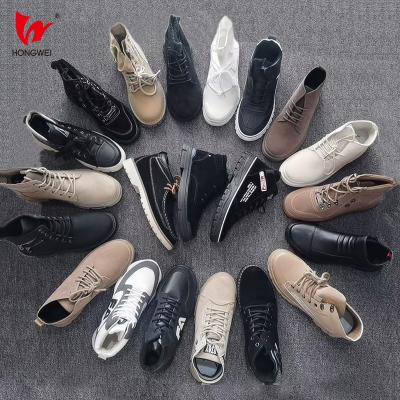 China Martin shoes of the new autumn round winter high ankle men's shoes rejects the casual lace-up leather shoes outdoor men's sports shoes for sale