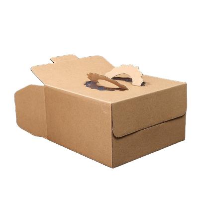 China Wholesale Recycled Materials Manufacturer Supplier Biodegradable Recyclable Factory Use Mini Cake Sweet Paper Box for sale