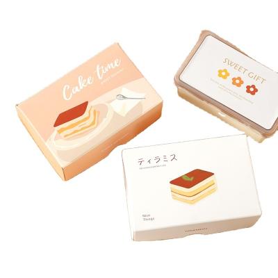 China Factory Price Materials Factory Price Donut Packaging Strawberry Muffin Cake Eco Friendly Recycled Paper Box With Handle for sale