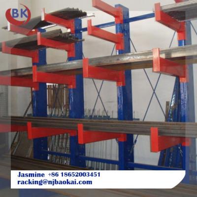 China Blue Cantilever Rack for Steel Board Storage for sale