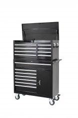 China Professional black steel tool chest roller cabinet for sale